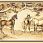 Шерстяной пейзажный ковер Chinggis Лошади 4S867-122
