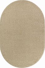 Ковер длинноворсовый бежевый LANA T600 BEIGE 4 Овал