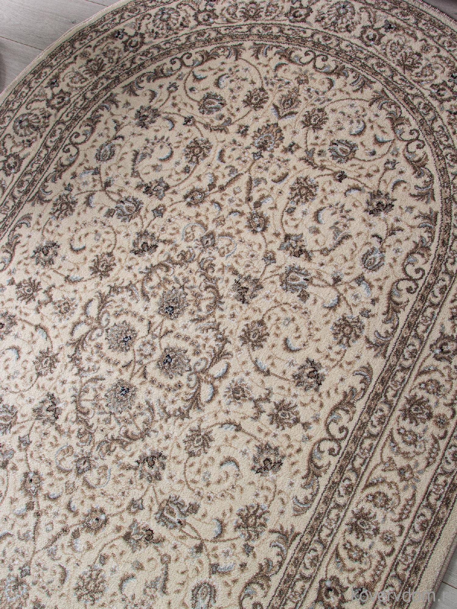 Ковер VALENCIA DELUXE F014 CREAM Овал Ковер VALENCIA DELUXE F014 CREAM Овал