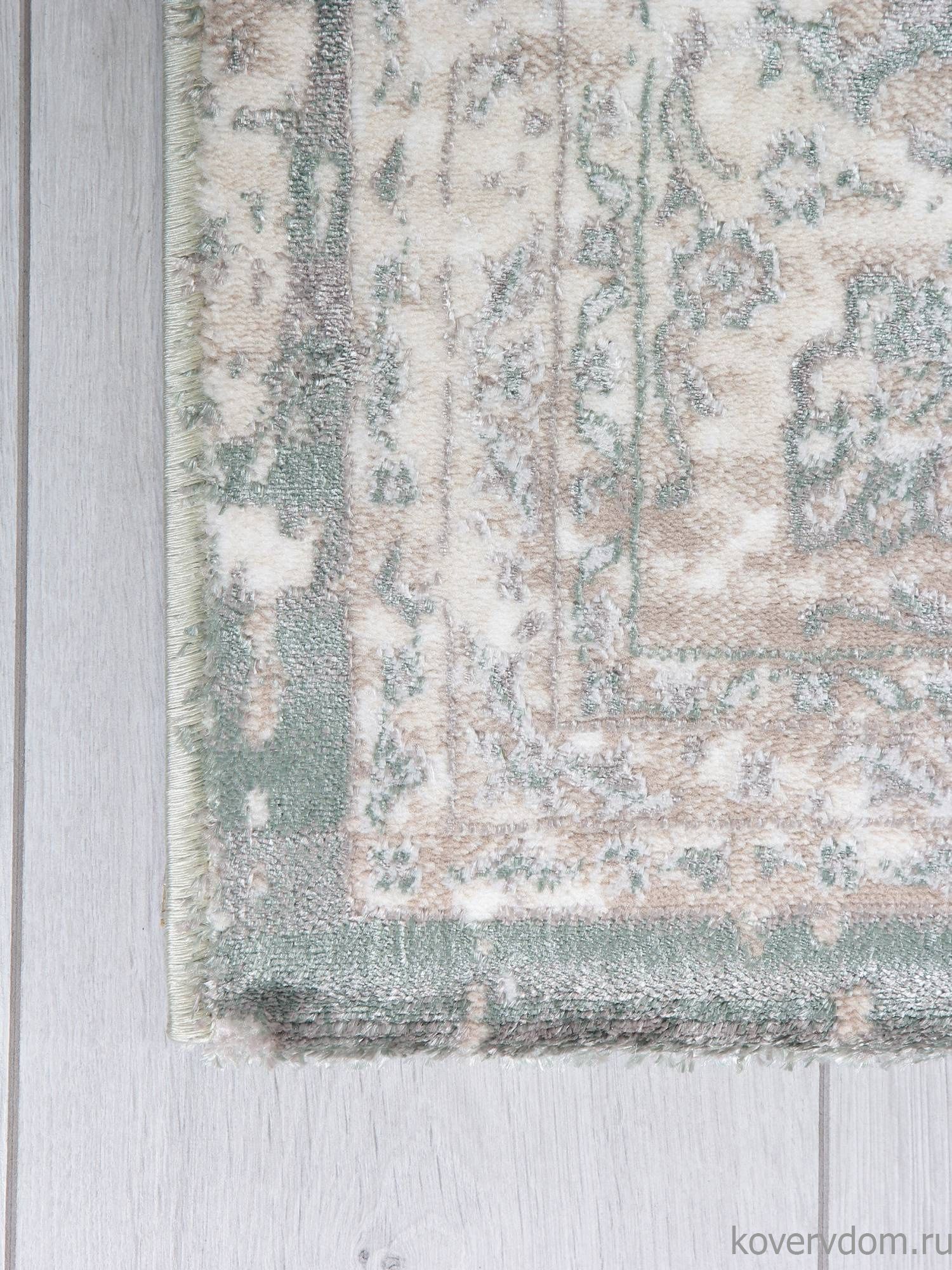 Ковер LILY 8504A S.WHITE / P.GREEN