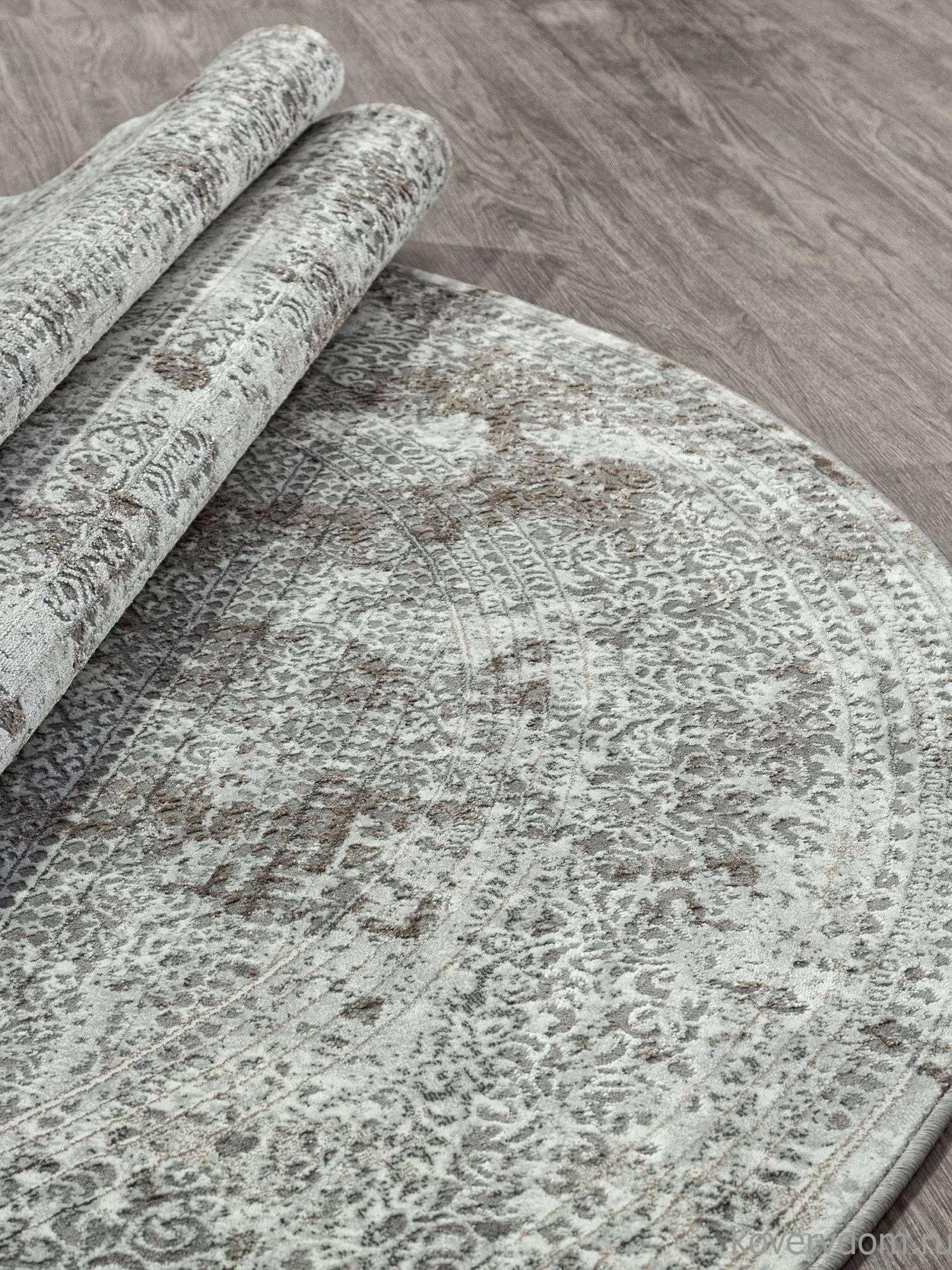 Ковер GRAFF F239 GRAY-BEIGE Овал