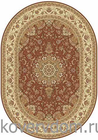 Ковер BUHARA d158 DARK PINK Овал