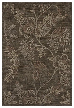 Ковер в гостиную коричневый-циновка MARCA VE69A DARK BROWN