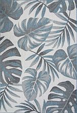 Пушистый ковер-циновка KAIR S126 BLUE