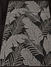 Ручной ковер-циновка KAIR S132 BLACK-GRAY