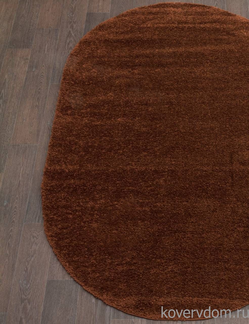 Ковер COMFORT SHAGGY 2 S600 BROWN Овал Ковер COMFORT SHAGGY 2 S600 BROWN Овал