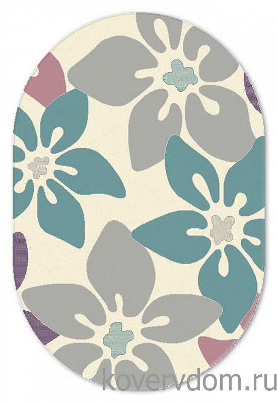 Ковер рельефный SOHO 1602-15533 ОВАЛ 