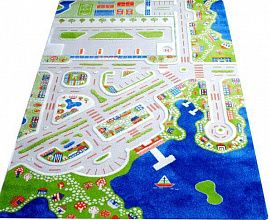 Детский развивающий игровой рельефный 3D ковер IVI Городок арт.150Х220
