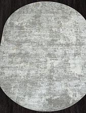 Однотонный ковер SIRIUS F197 CREAM-GRAY Овал