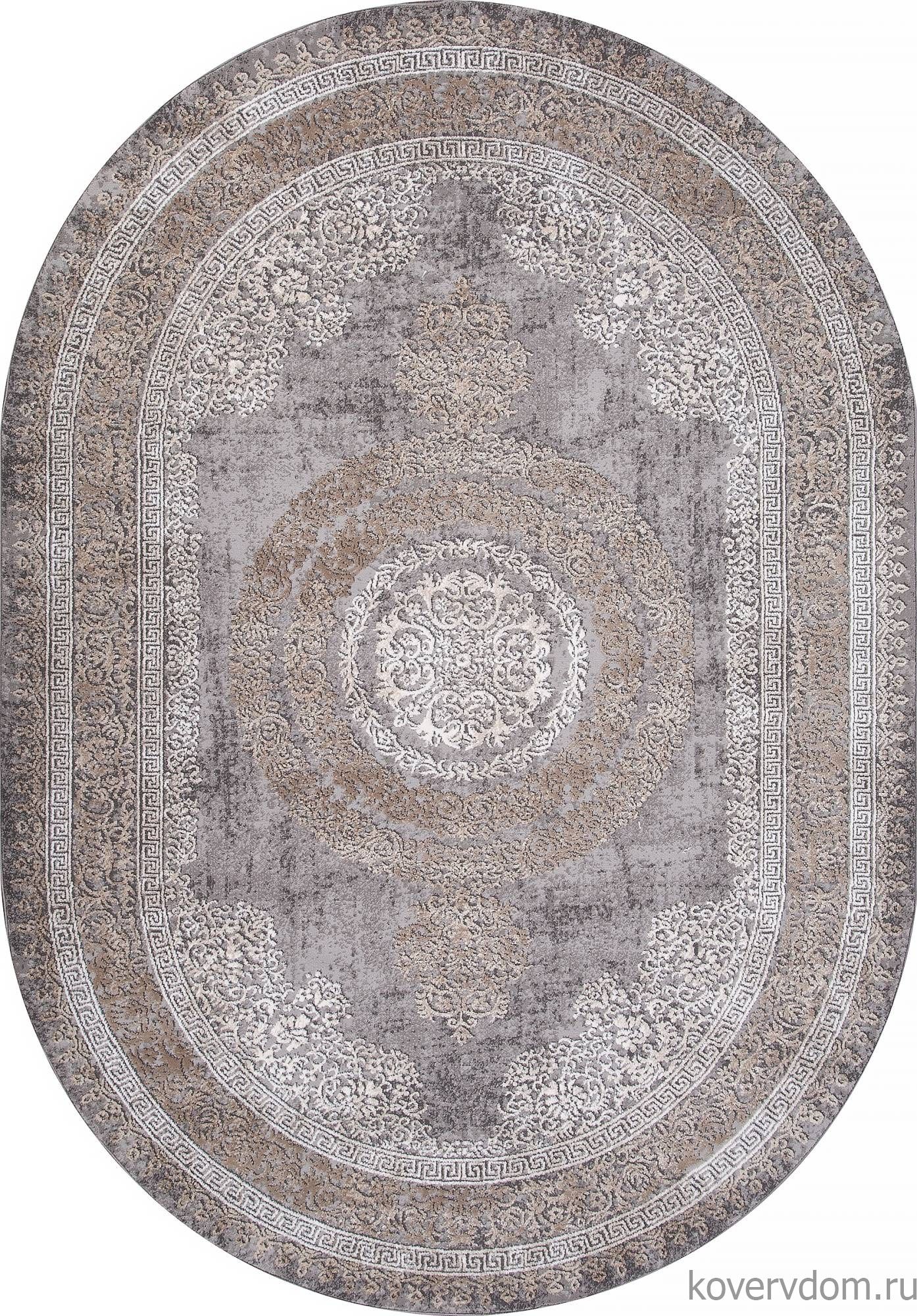 Ковер ARMINA 04073C GREY / BROWN Овал