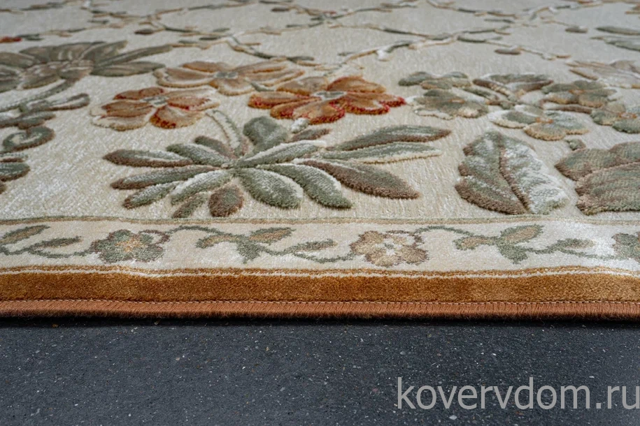 Рельефный ковер из вискозы GENOVA 38262 6282 60 Цветы
