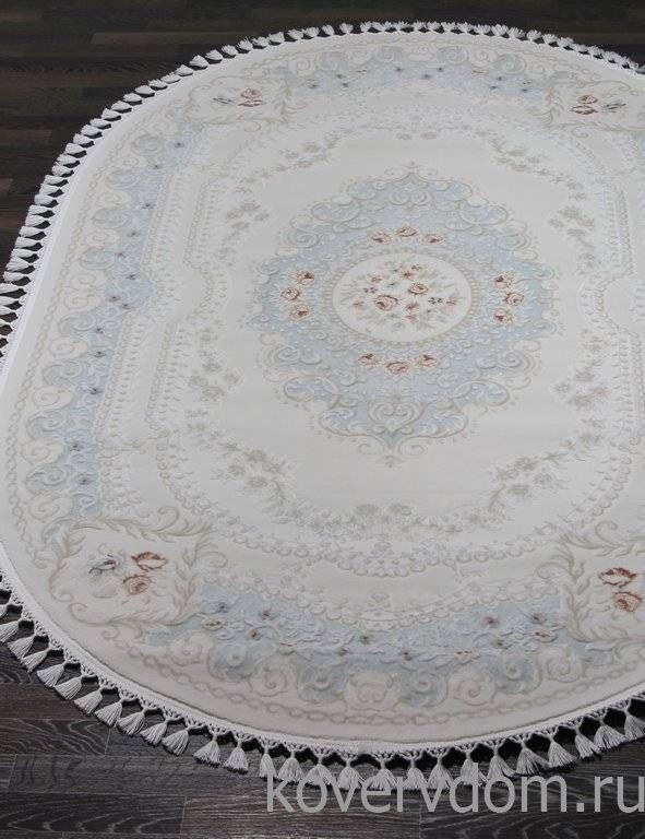 Ковер HUNKAR 07926T BLUE / BLUE Овал