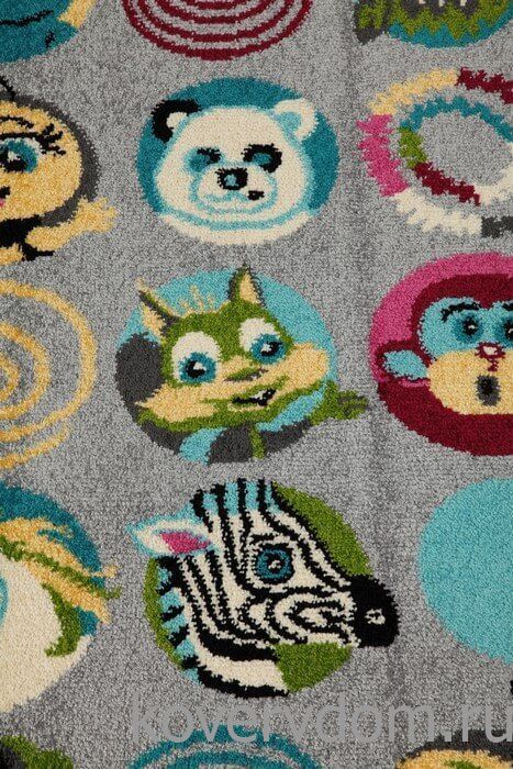 Ковер детский FUNKY TOP SUS graphite