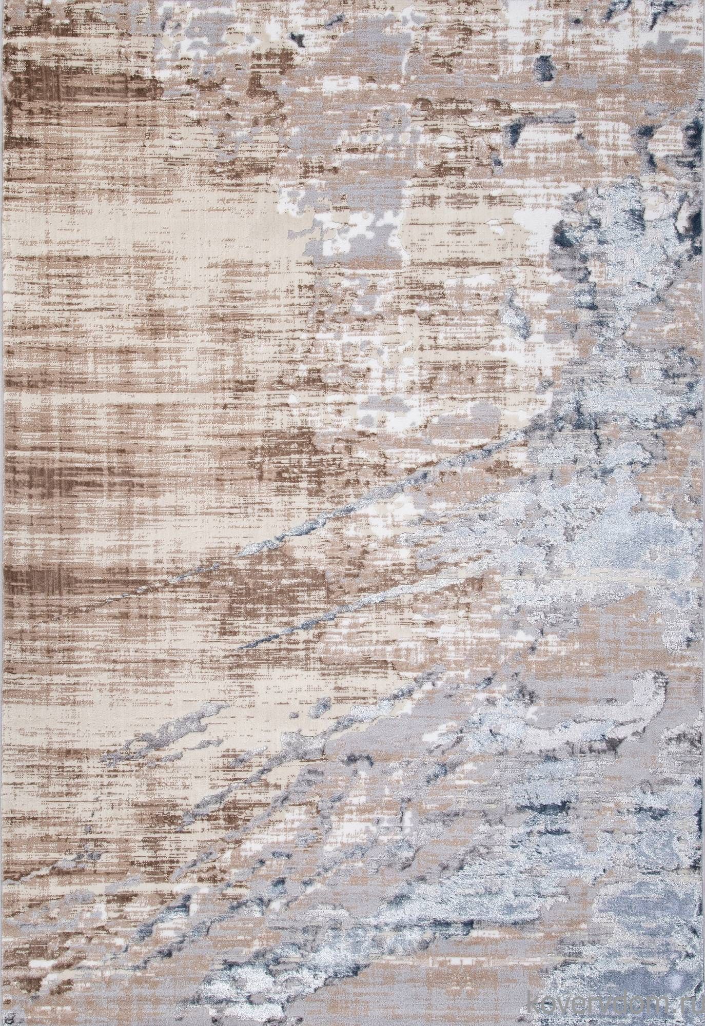 Ковер PERU D038A D.GREY SHIRINK / BLUE FDY