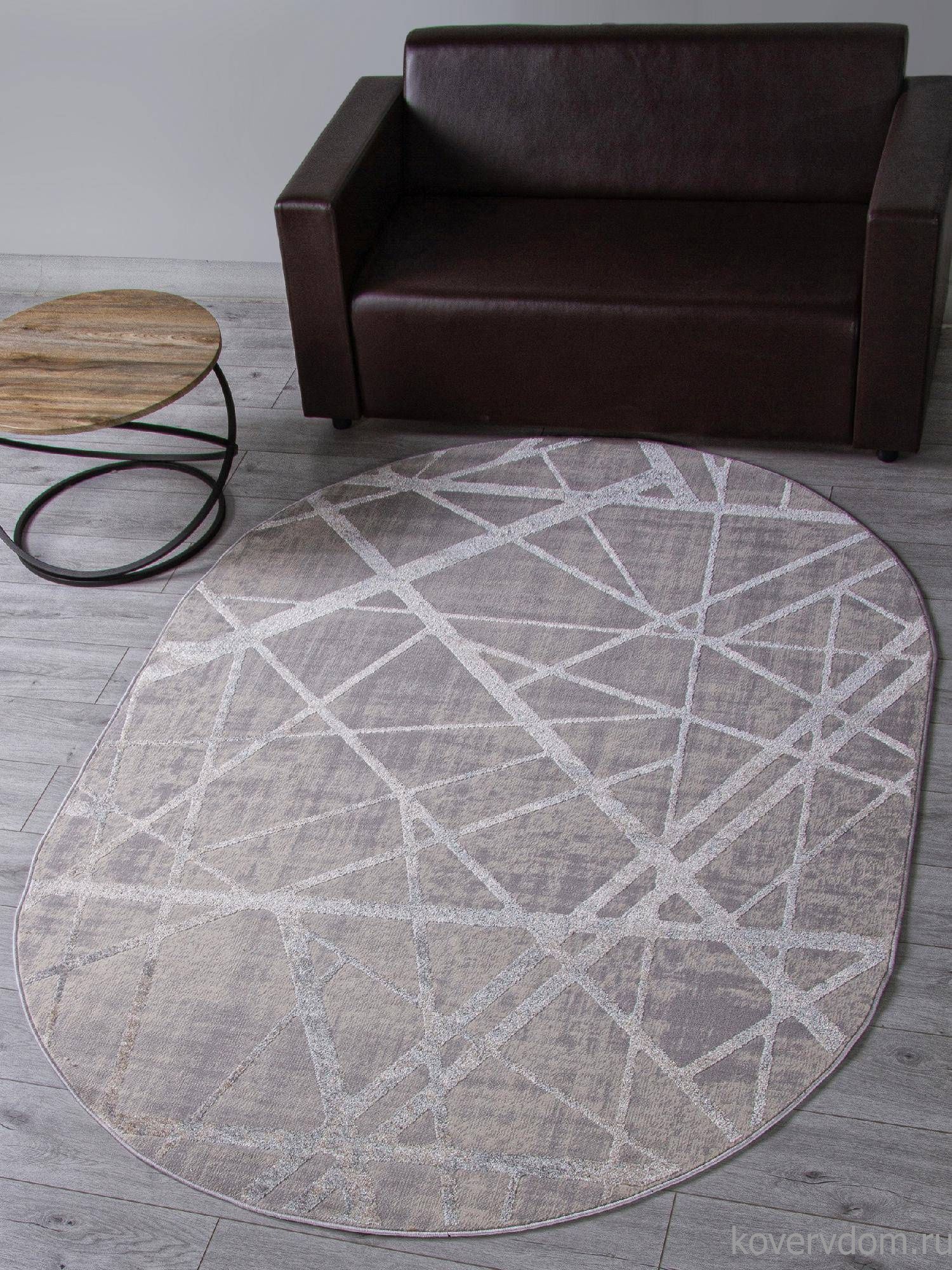 Ковер LIMAN F478 GRAY-BEIGE Овал Ковер LIMAN F478 GRAY-BEIGE Овал