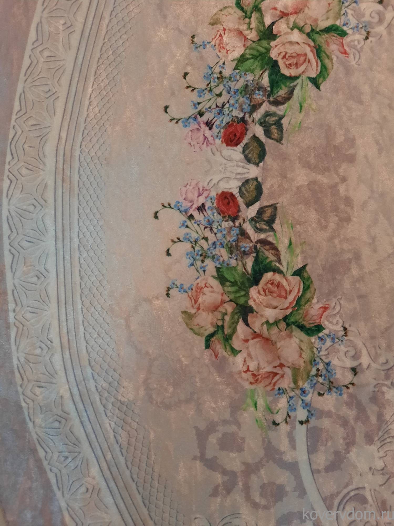 Ковер Decovilla 21005.103 ADA Бежевый Круг