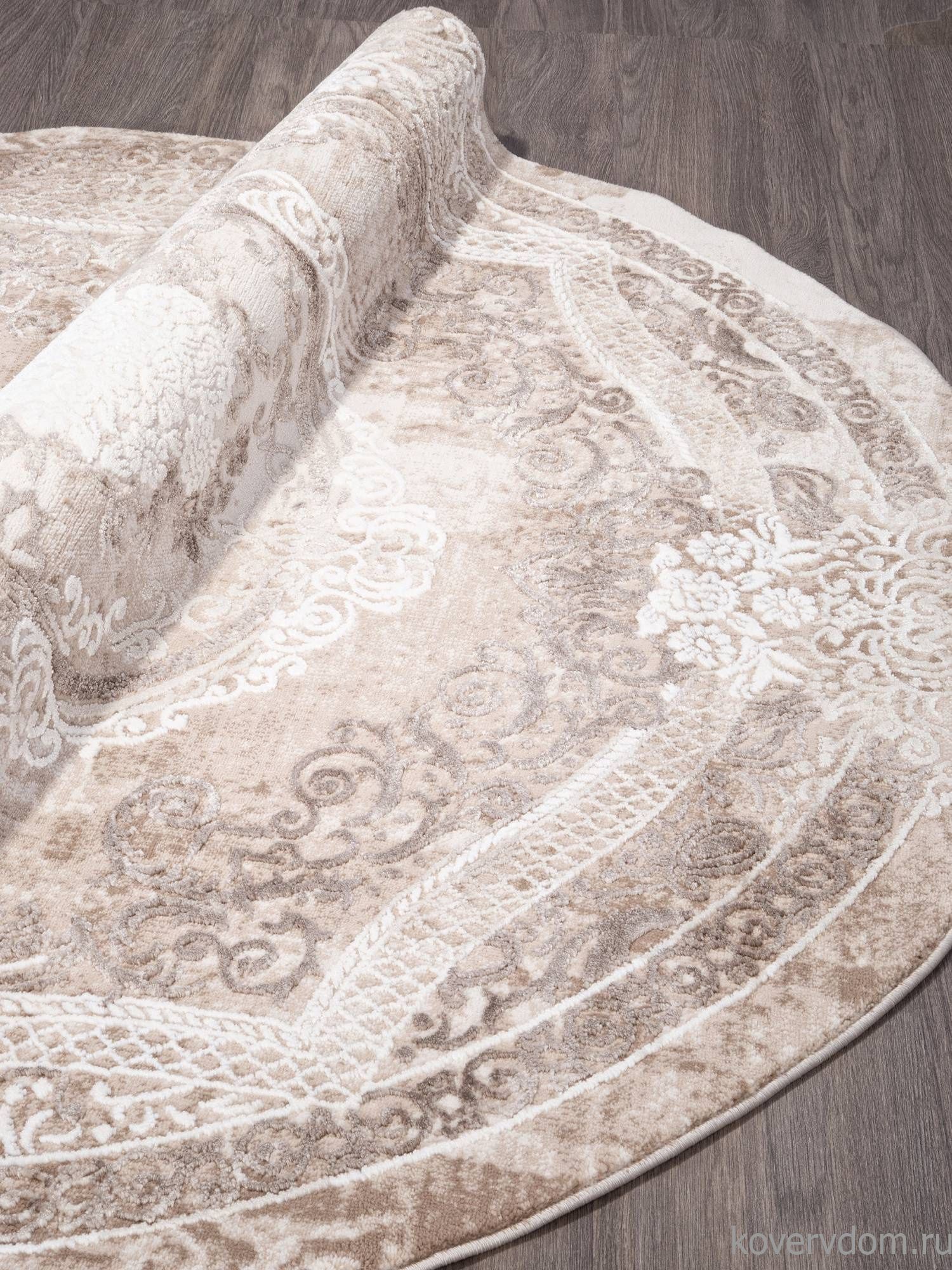 Ковер ARMINA 03707A BROWN / BROWN Круг Ковер ARMINA 03707A BROWN / BROWN Круг