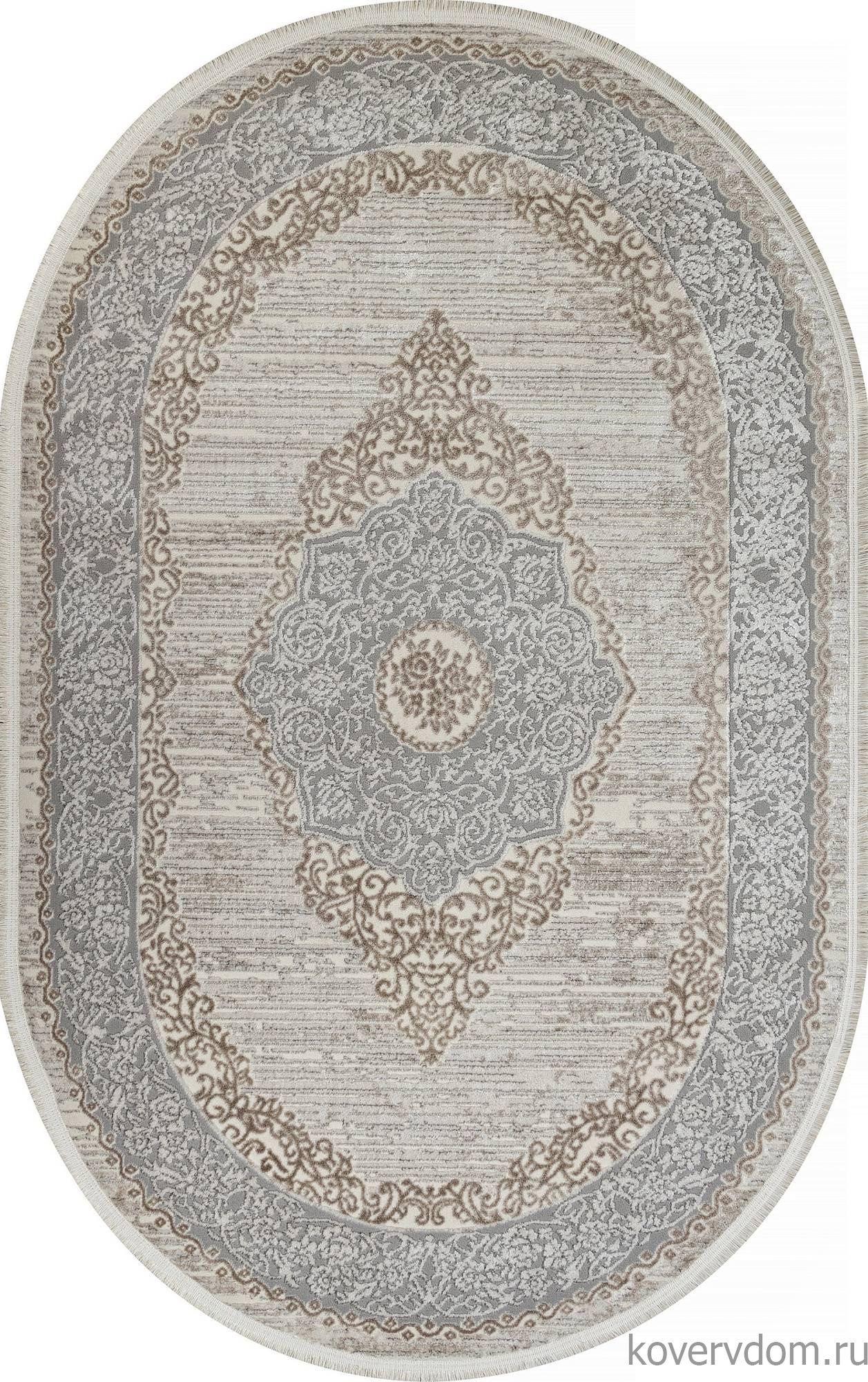Ковер MARMARIS 26913A GRY / D.BEIGE Овал
